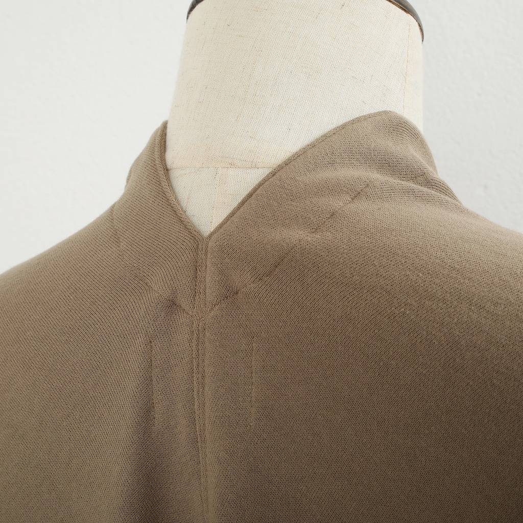 ATHA アタ カフタンシャツ ブラウン COMBED FRENCH TERRY KAFTAN H/S BROWN