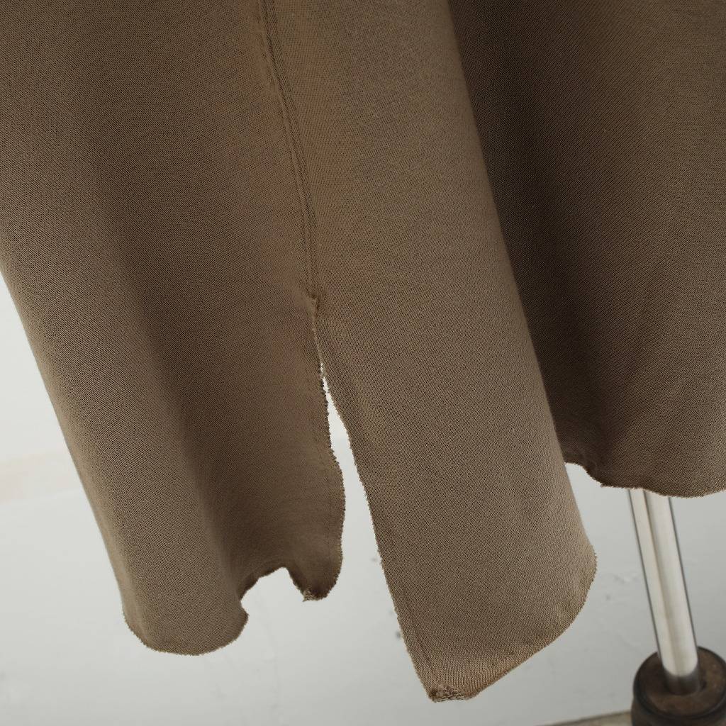 ATHA アタ カフタンシャツ ブラウン COMBED FRENCH TERRY KAFTAN H/S BROWN