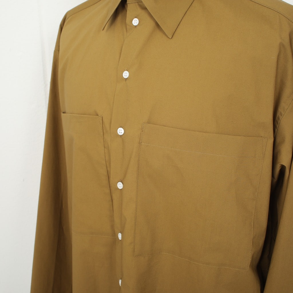 ATHA アタ ロングシャツ スビンコットン フリーサイズ オリーブ120/2 SUVIN COTTON LONG SHIRTS OLIVE