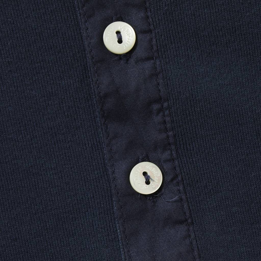 Schiesser シーサー コットンフライス ヘンリーネックカットソー Karl-Heinz shirt1/2 henry