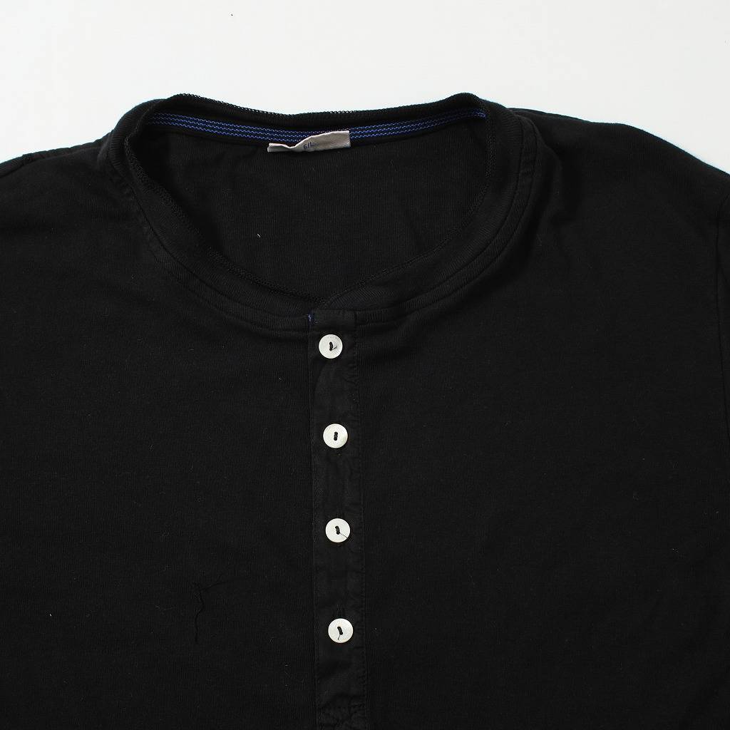 Schiesser シーサー コットンフライス ヘンリーネックカットソー Karl-Heinz shirt1/2 henry