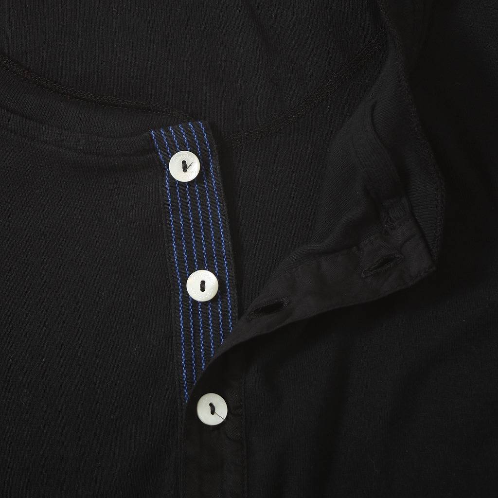Schiesser シーサー コットンフライス ヘンリーネックカットソー Karl-Heinz shirt1/2 henry