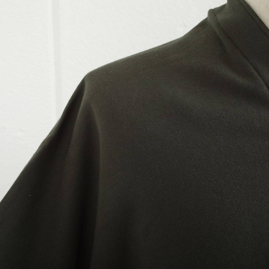ATHA アタ カフタンシャツ カーキ COMBED FRENCH TERRY KAFTAN H/S KHAKI