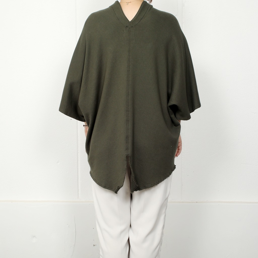 ATHA アタ カフタンシャツ カーキ COMBED FRENCH TERRY KAFTAN H/S KHAKI