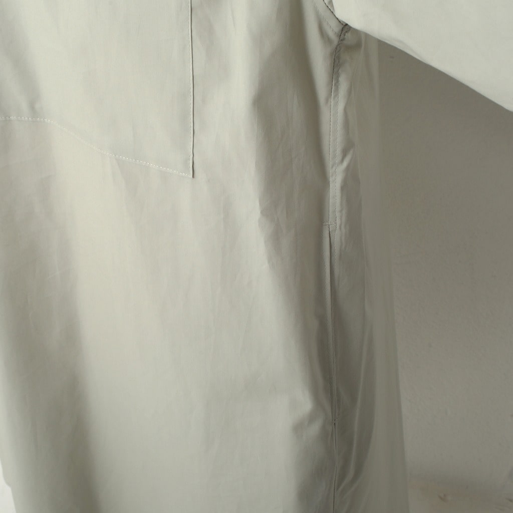 ATHA アタ ロングシャツ スビンコットン フリーサイズ ライトグレー 120/2 SUVIN COTTON LONG SHIRTS GRAY