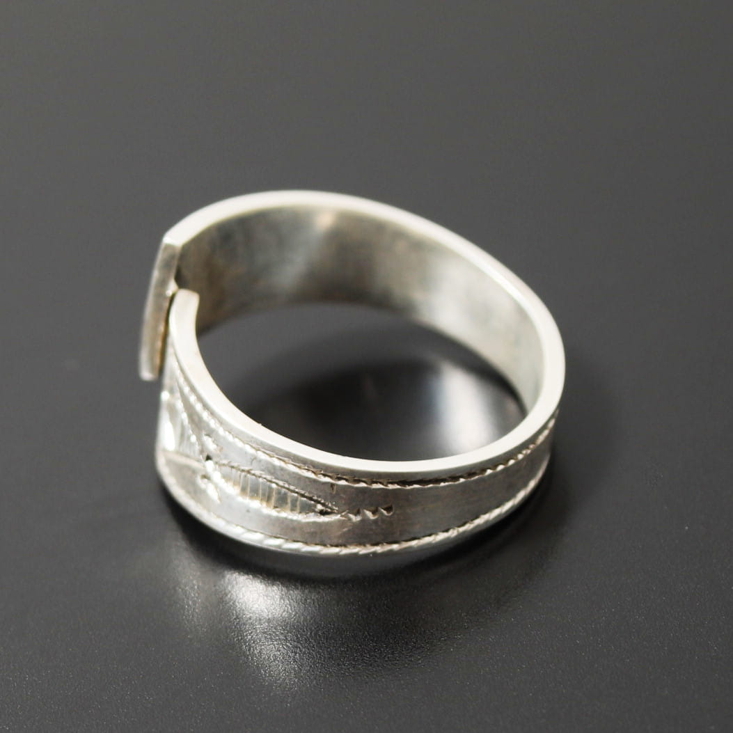 TOUAREG SILVER JEWELRY トゥアレグ シルバー ジュエリー  シルバーリング 捻じれ2 シルバー 14