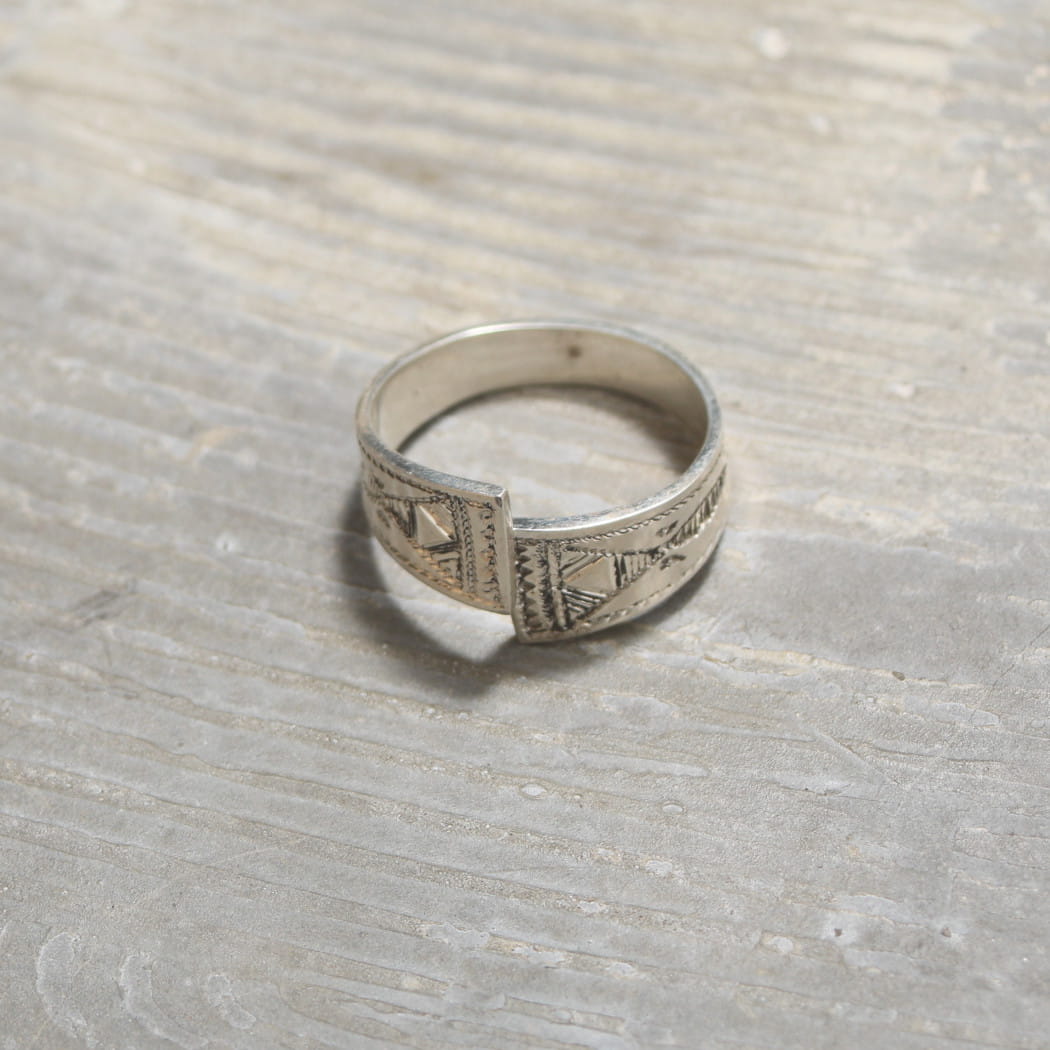 TOUAREG SILVER JEWELRY トゥアレグ シルバー ジュエリー  シルバーリング 捻じれ2 シルバー 14
