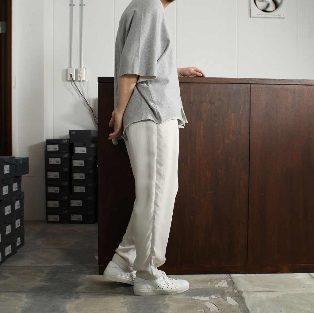 ATHA アタ カフタンシャツ グレー COMBED FRENCH TERRY KAFTAN H/S MOKU