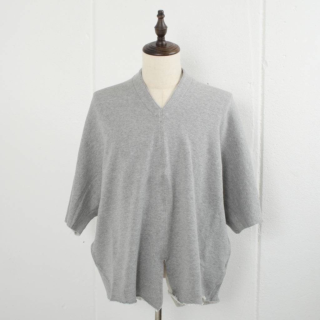ATHA アタ カフタンシャツ グレー COMBED FRENCH TERRY KAFTAN H/S MOKU