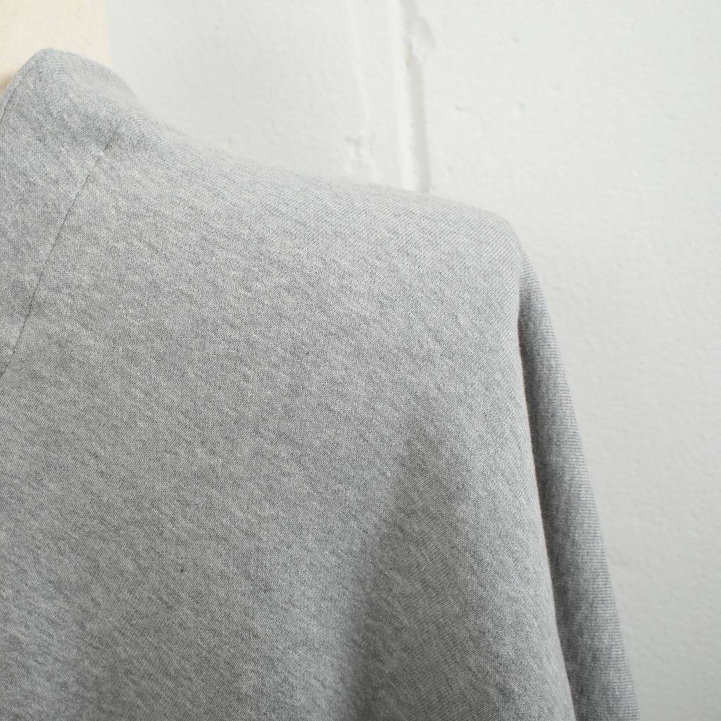 ATHA アタ カフタンシャツ グレー COMBED FRENCH TERRY KAFTAN H/S MOKU