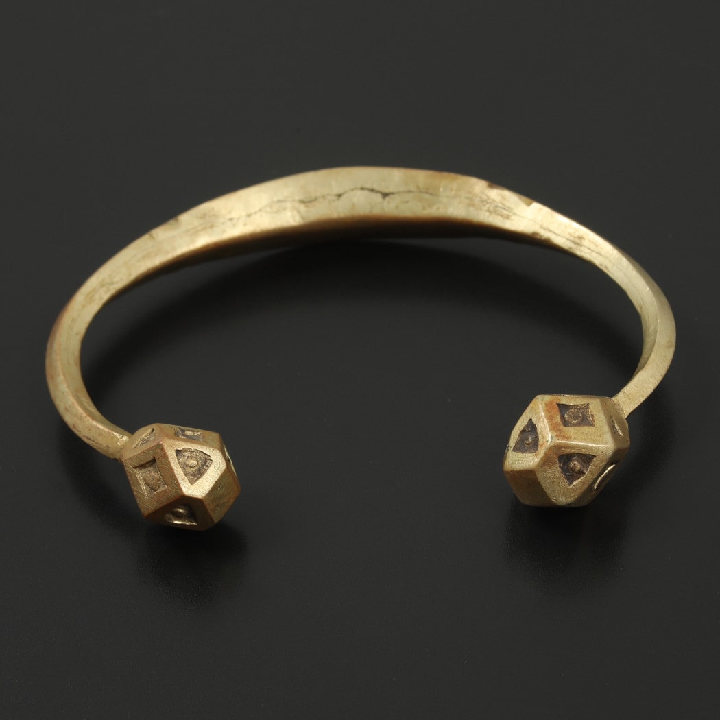 Touareg Vintage Brass Bangle  ゴールド F