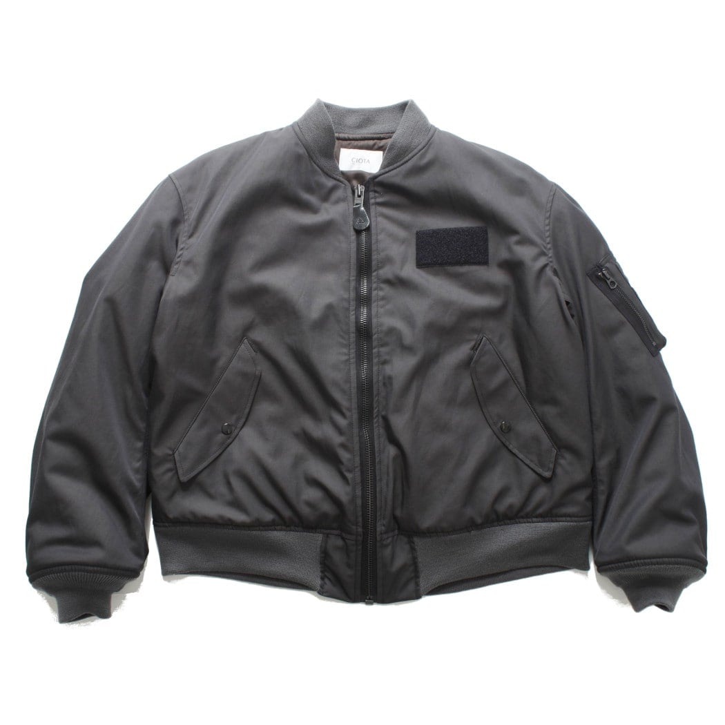CIOTA シオタ MA-1 フライトジャケット JKLM-149 チャコールグレー