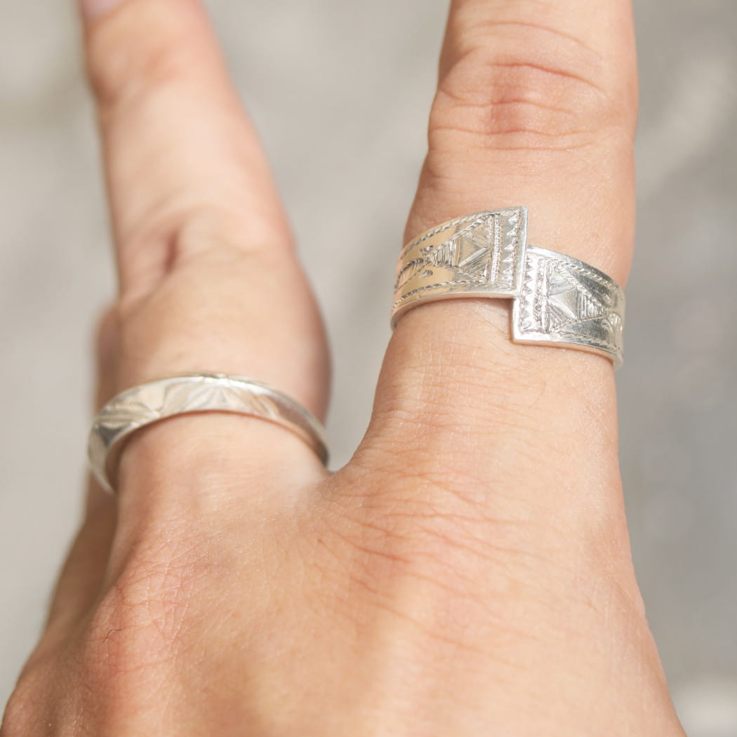 TOUAREG SILVER JEWELRY トゥアレグ シルバー ジュエリー シルバーリング nij-r-13 シルバー