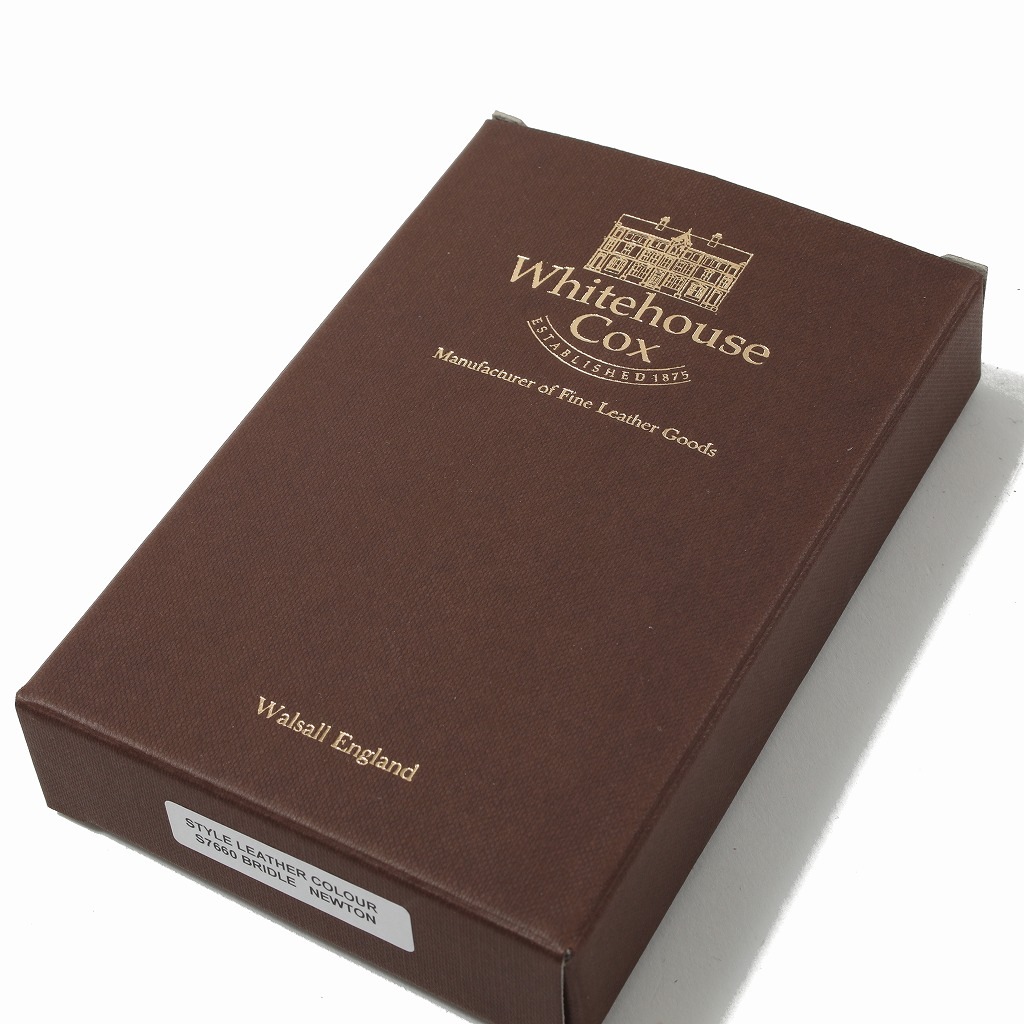 WhitehouseCox【ホワイトハウスコックス】ウオレット 三つ折り ブライドルレザー S7660 BRI 3F PURSE