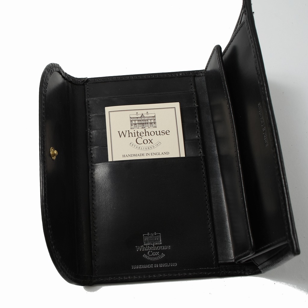 WhitehouseCox【ホワイトハウスコックス】ウオレット 三つ折り ブライドルレザー S7660 BRI 3F PURSE