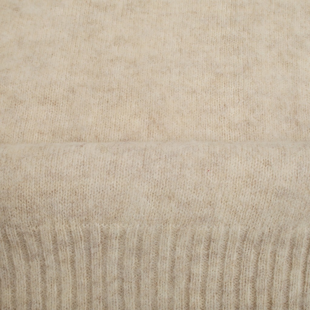 SCYE BASICS サイ シェットランドウール ブラッシュド クルーネックニット オートミール Shetland Wool Brushed Sweate