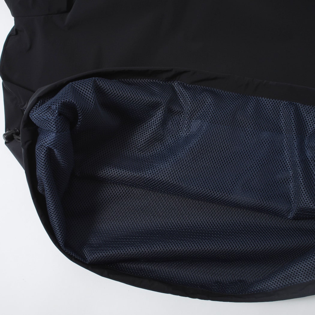 Scye サイ ナイロン 2way ストレッチ イージーケア Tシャツ ブラック