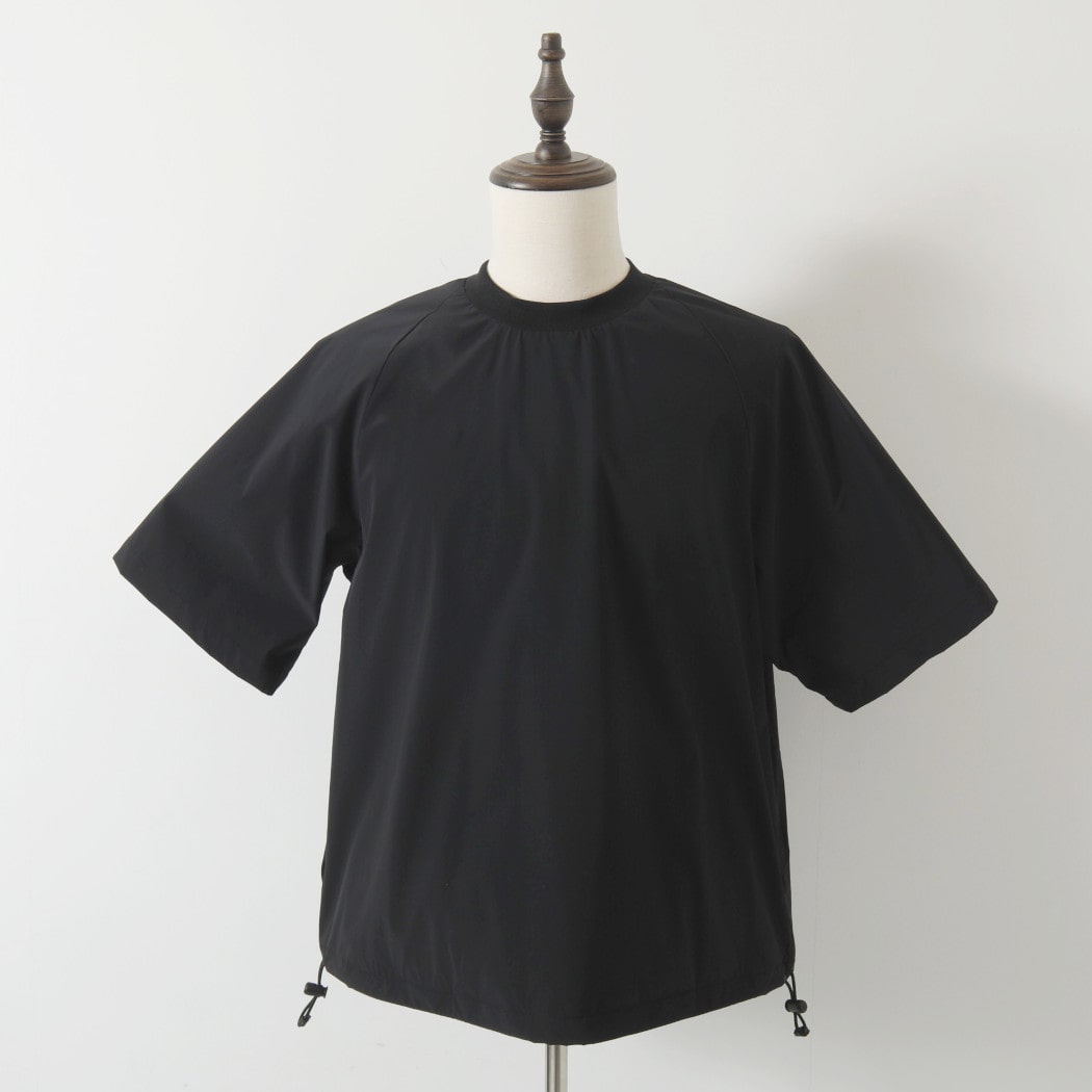 Scye サイ ナイロン 2way ストレッチ イージーケア Tシャツ ブラック