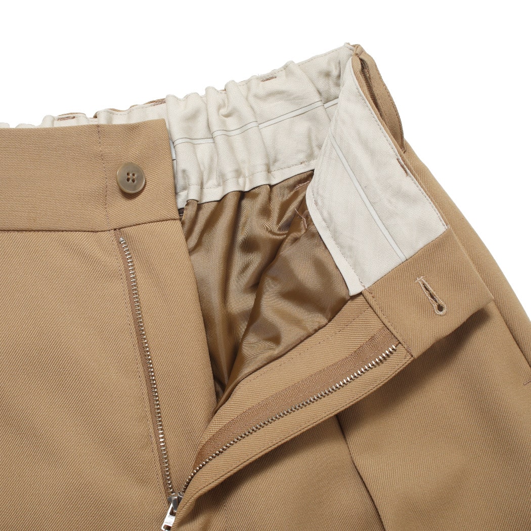amne アンヌ NON MULESED GABARDINE whale's slacks ノンミュレセド