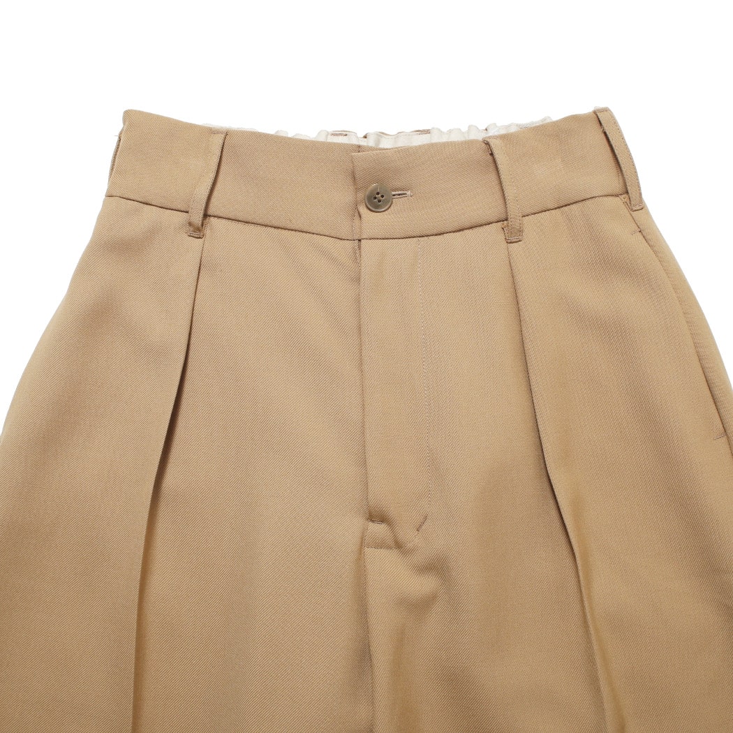 amne アンヌ NON MULESED GABARDINE whale's slacks ノンミュレセド