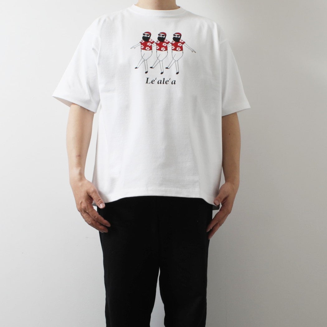READY TO POP! Tシャツ ホワイト Sサイズ FUN Up Necessary modemdesign ファン おじさん ハイビスカス T