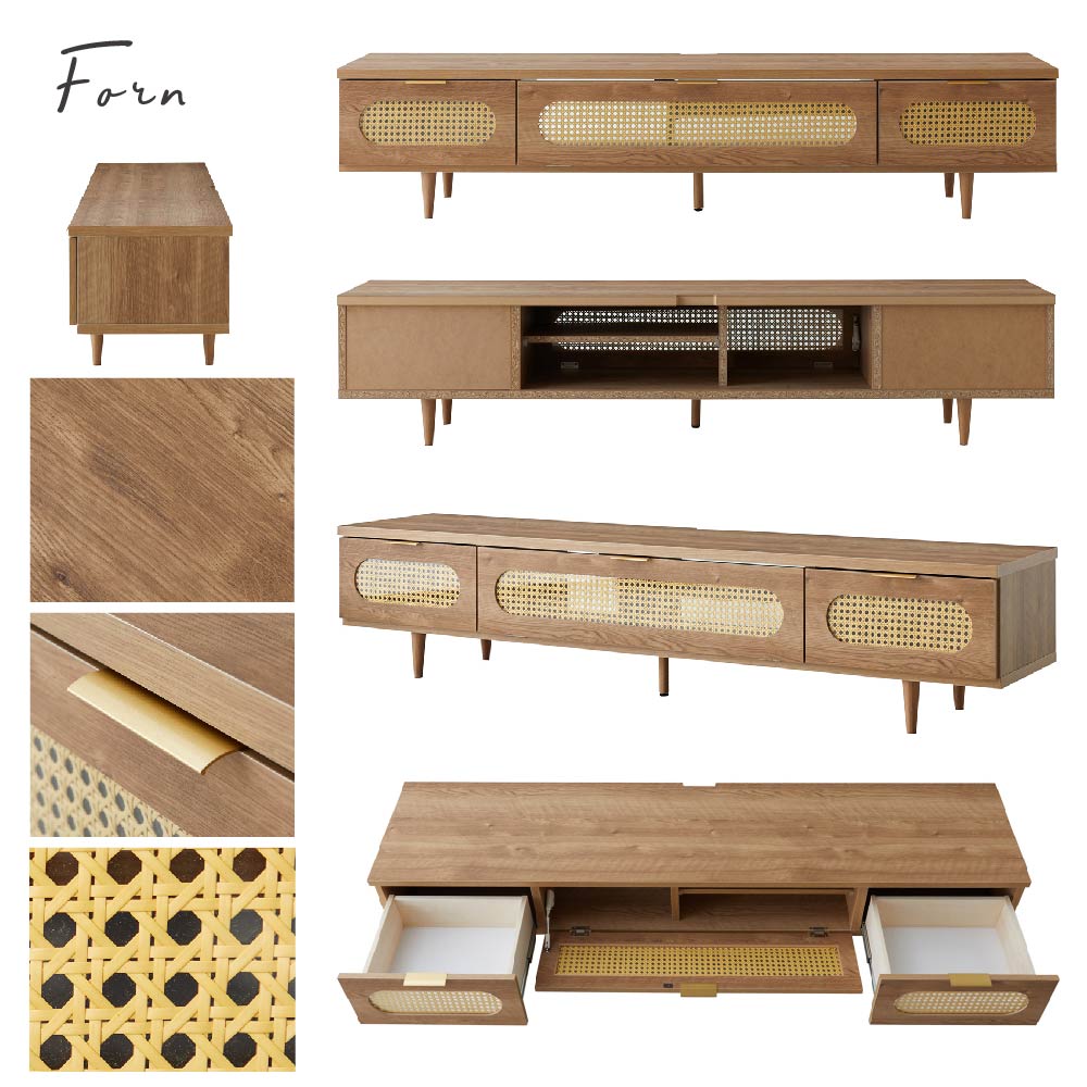 POKO ラタンテイストTVボード