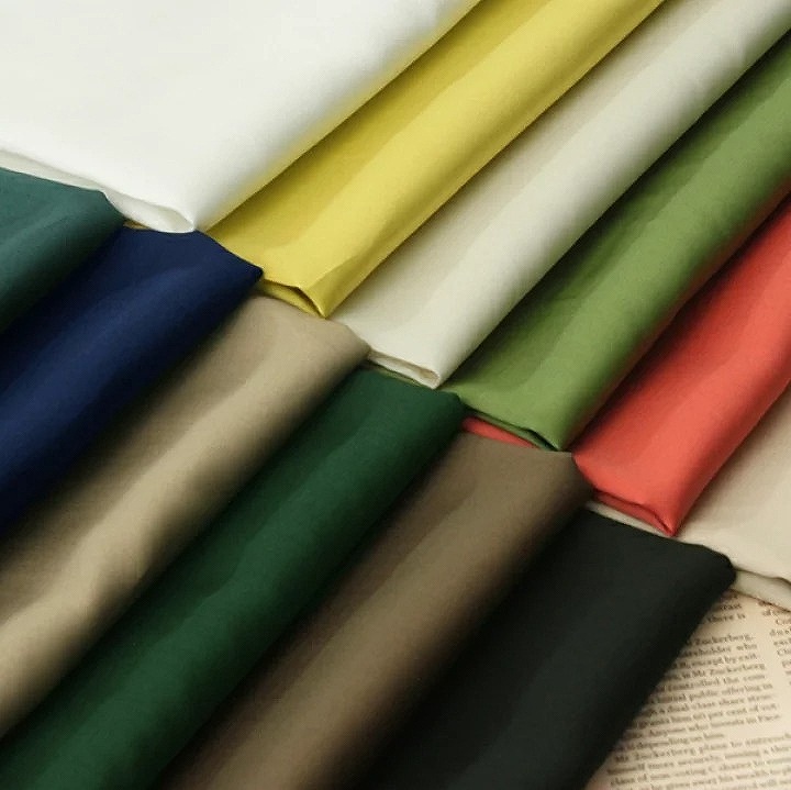 Tropical  3ED 1枚 撥水加工ストレッチサテンピンドット柄 サンプル 全15色