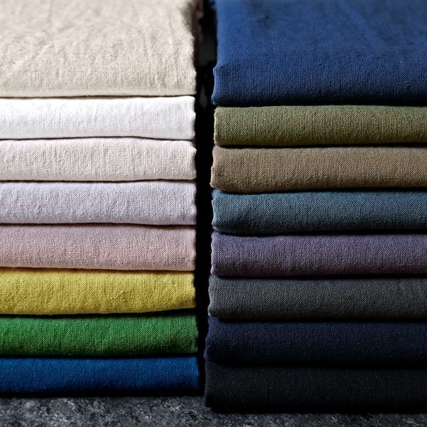 【反物販売】洗いをかけた 綿麻ライトキャンバス nw加工【コットン リネン 生地 無地】