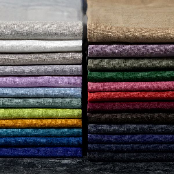 【反物販売】ワイド幅 洗いをかけた フレンチリネンローン nw加工 60番手 【麻 生地 無地】