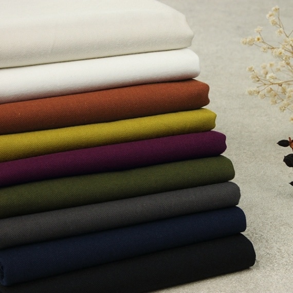 【反物販売】洗いをかけた ジョリィビエラ起毛 nw加工 【コットン(綿) 生地 無地】