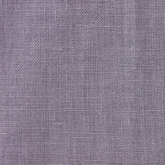 【1m25cmカットクロス】洗いをかけた 40/1番手 フレンチリネン odw加工(アッシュラベンダー)
