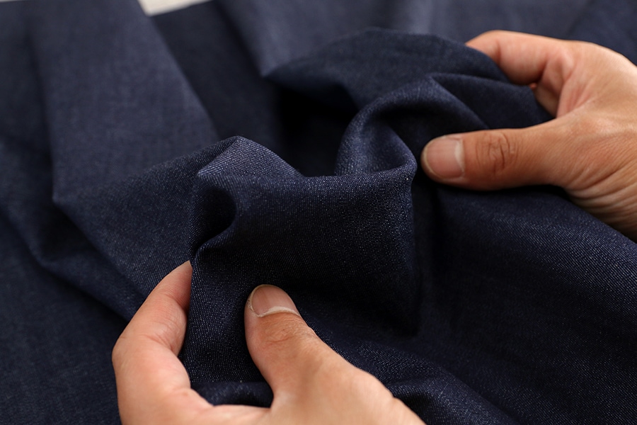 岡山の児島 6オンス くったりソフトデニム 【コットン 綿 生地 無地】