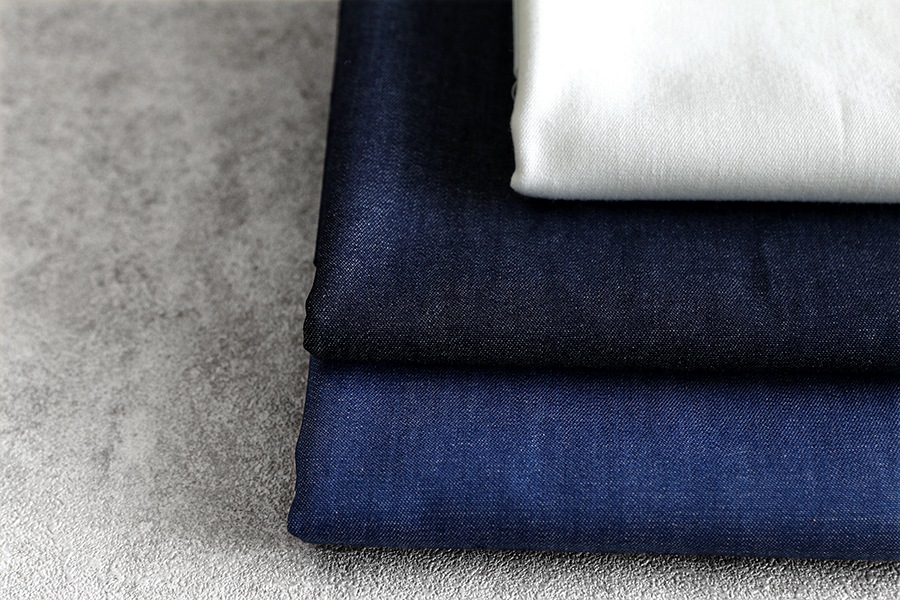 岡山の児島 6オンス くったりソフトデニム 【コットン 綿 生地 無地】