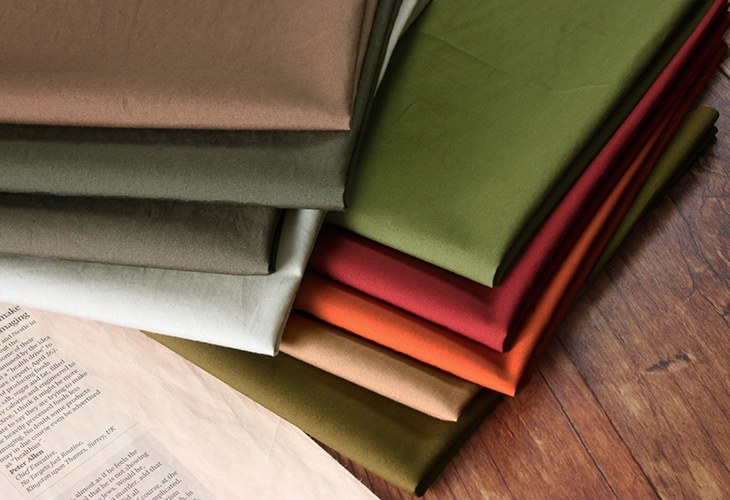 【反物販売】洗いをかけた 40/1番手 フレンチタイプライター 【コットン(綿) 生地 無地】