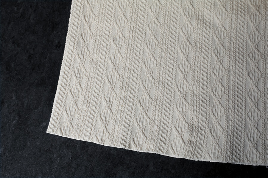 19.4mカットクロス】オリジナルアラン縄編みシャーリング ジャガード