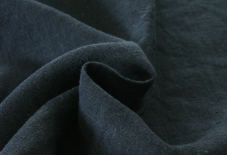 【生地サンプル】洗いをかけた 40/1番手 ヨーロッパリネン起毛 【麻 生地 無地】