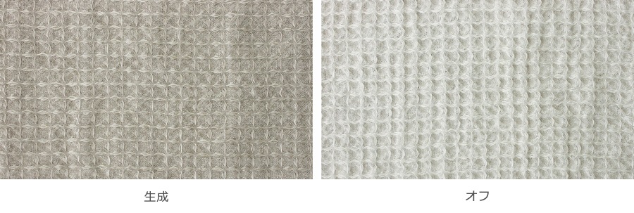 【反物販売】洗いをかけた 40/1番手 ベルギーリネンワッフル 柔軟加工 【麻 生地 無地 タオル キッチンクロス】