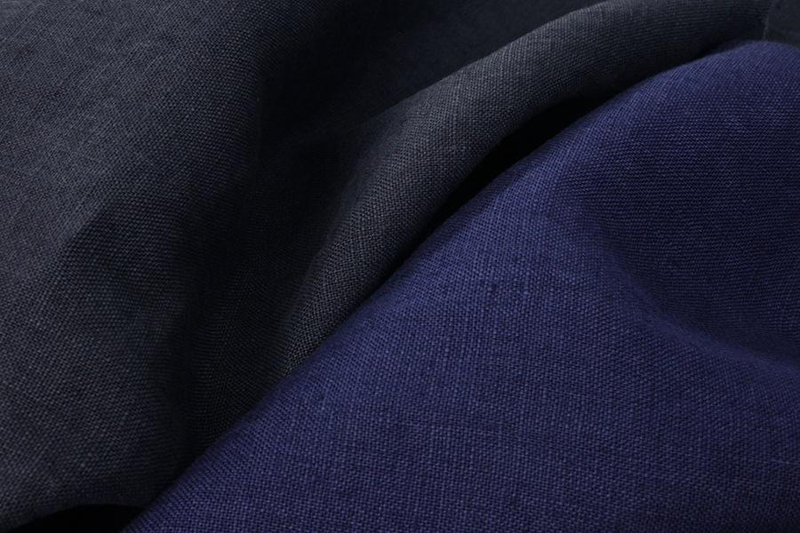 洗いをかけた 25/1番手 麻100% ビンテージウォッシュ加工 【リネン 生地 無地】