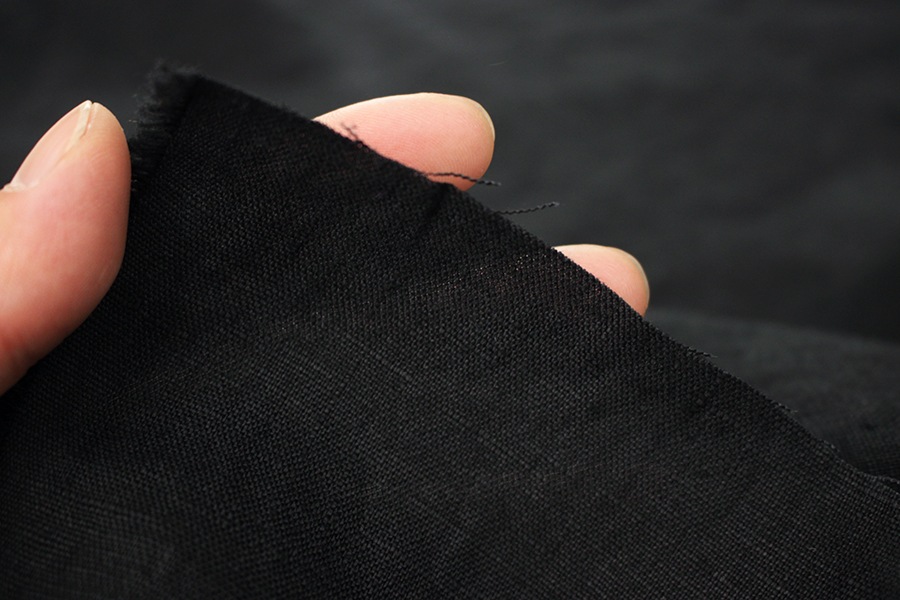 洗いをかけた 25/1番手 麻100% ビンテージウォッシュ加工 【リネン 生地 無地】