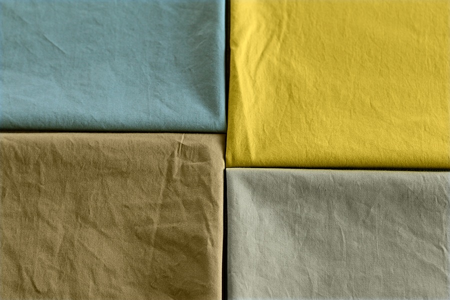 群言堂☆根々☆強撚ボイルコットンリネンゆったりOP☆ブルー☆手洗い可