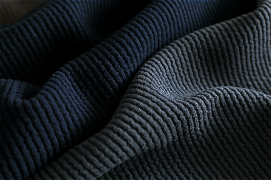 【生地サンプル】6W ニットコーデュロイ【コットン(綿) ポリエステル 生地 無地】