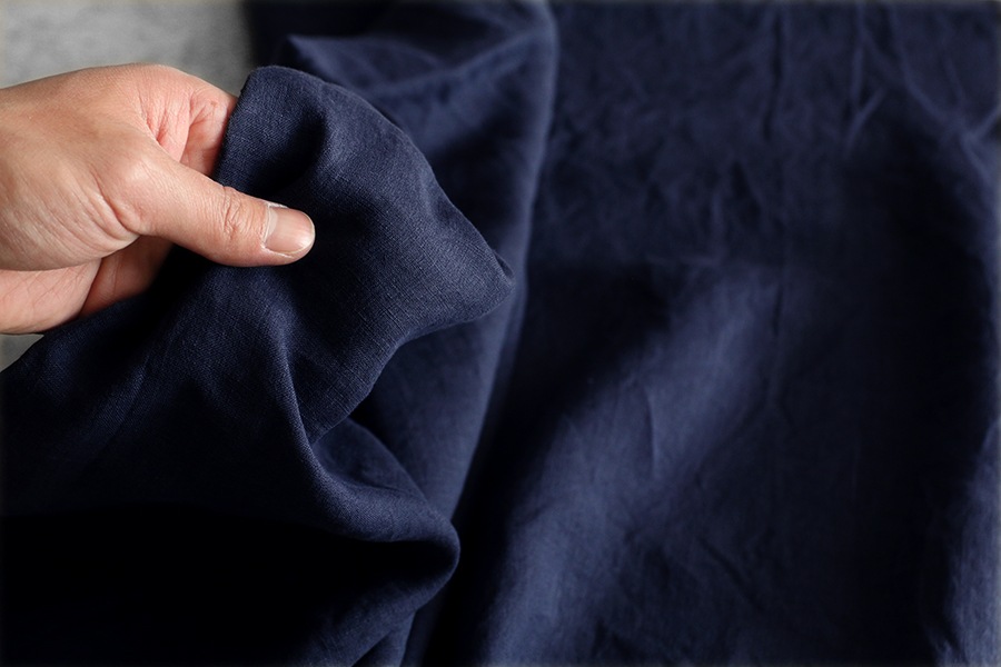 【反物販売】ワイド幅 洗いをかけた フレンチリネンローン nw加工 60番手 【麻 生地 無地】