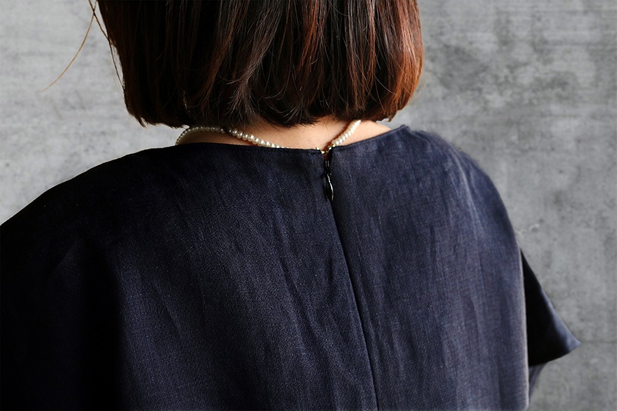 【反物販売】ワイド幅 洗いをかけた リネンアムンゼン 60番手 【梨地織 麻 生地 無地】