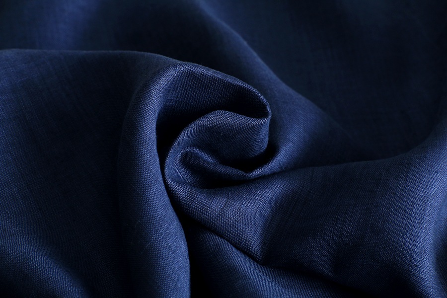 【反物販売】洗いをかけた リネンライトキャンバス 55番手 【麻 生地 無地】