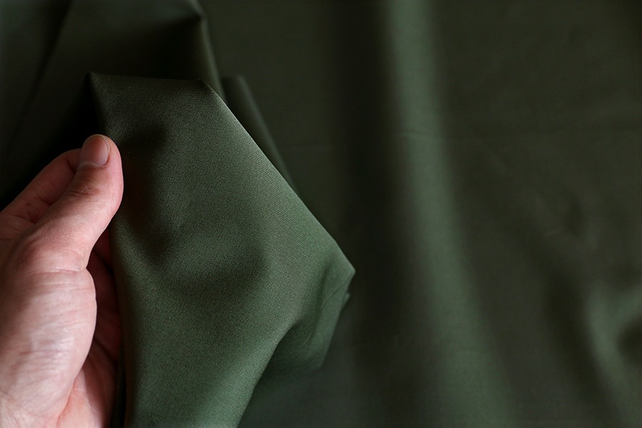 超撥水 綿バーバリー 30番手 【コットン 生地 無地 ツイル レインコート】