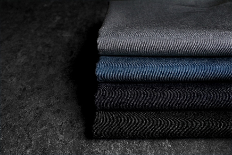 岡山の児島 5.5オンス くったりソフトデニム if加工【コットン 綿 生地 無地】