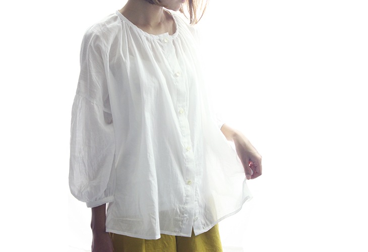 ワイド幅│洗いをかけた 綿80アイディールローン ナチュラルウォッシュ加工 【コットン 生地 無地】