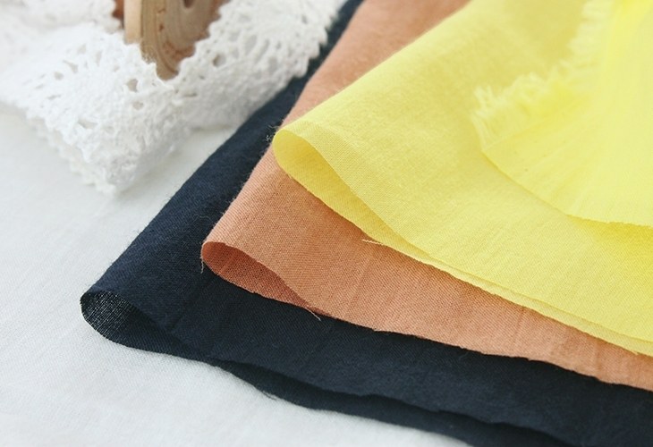 ワイド幅│洗いをかけた 綿80アイディールローン ナチュラルウォッシュ加工 【コットン 生地 無地】