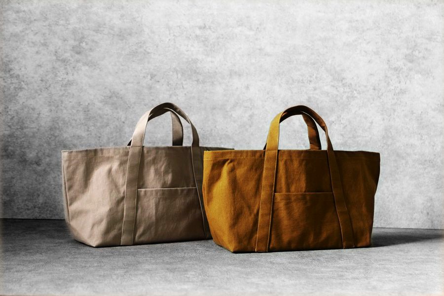 【反物販売】洗いをかけた 11号帆布 vhw加工 【コットン(綿) 生地 無地】