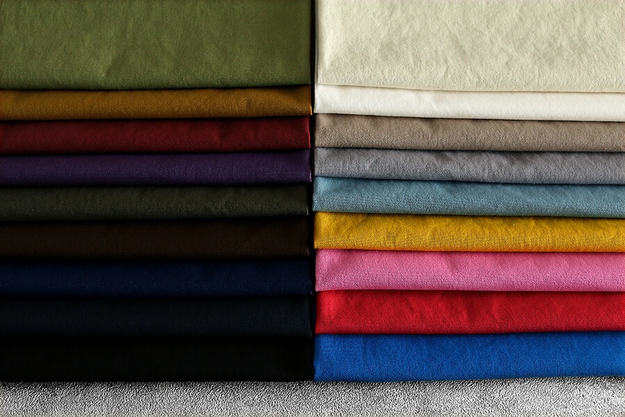 【反物販売】洗いをかけた 11号帆布 vhw加工 【コットン(綿) 生地 無地】